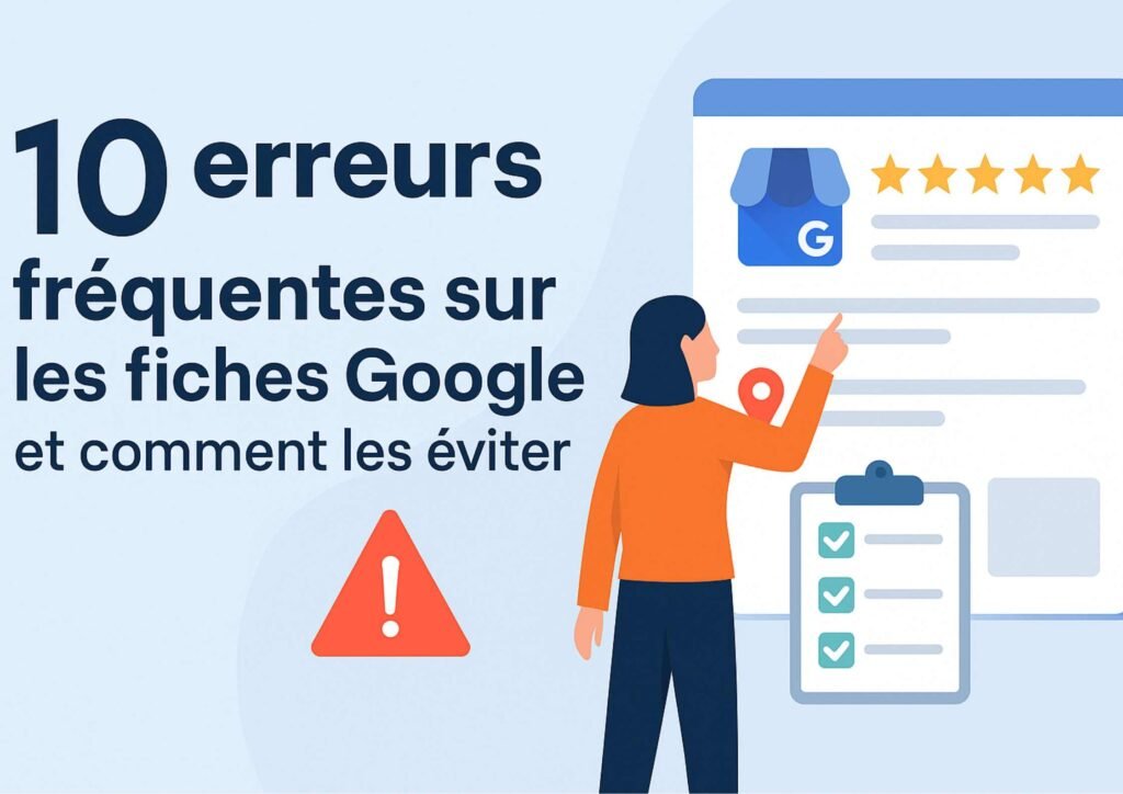 10 erreurs fréquentes sur Google My Business